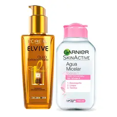 ELVIVE - Kit L'oreal Aceite Para El Cabello Con Agua Micelar 100ml