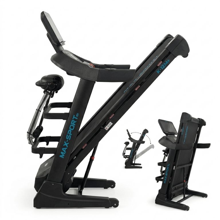 Trotadora eléctrica profesional motor 4 hp pico plegable Caminadora Max-sport