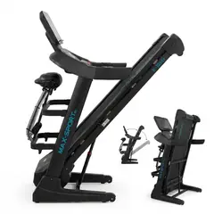 GENERICO - Trotadora eléctrica profesional motor 4 hp pico plegable Caminadora Max-sport