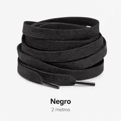 GENERICO - Pasadores planos 2 metros para botines cordones largos unisex alta resistencia pack 2 pares