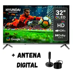 HYUNDAI - Televisor 32 Smart TV QLED HD HYLED3259QG + Ant