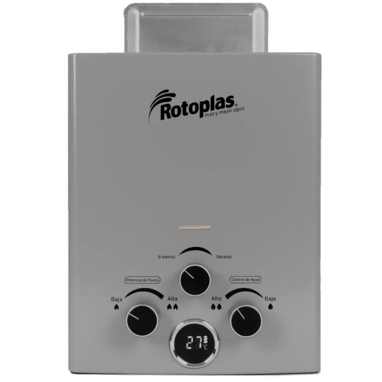 Terma a Gas Multiflow 7 Litros GN Diseno Compacto