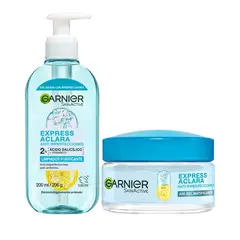 GARNIER - Anti Imperfecciones Gel Limpiador Purificante + Gel Matificante