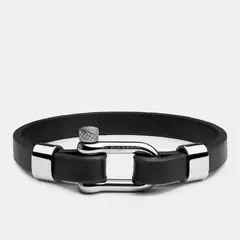 GENERICO - Pulsera ELEGATTO Morelle cuero autentico