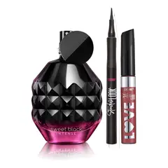 CYZONE - Sweet Black Intense Perfume De Mujer Con Del Ojos Y Labial L