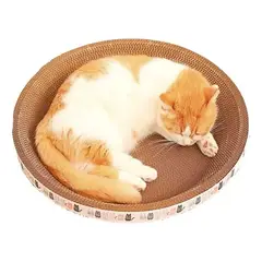 GENERICO - Set 3 Rascadores Redondo para Gatos 40 x 40 cm PREMIUM