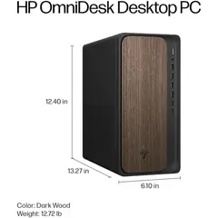 HP - PC Desktop OmniDesk, Intel Core Ultra 7 265, 32GB RAM, 1TB SSD, Win11