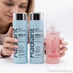 PLACENTA LIFE RADIANT - Kit Radiant Professional Pro Balance (Shampoo + Acondicionador + Desenredante)