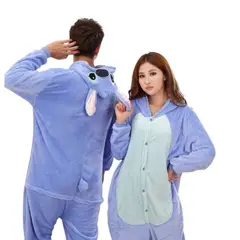 GENERICO - Pijama Stic Azul Adultos Enterizo - Tallas 16 hasta XL