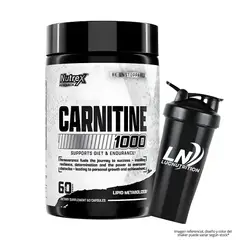 NUTREX RESEARCH - L-Carnitine 1000 / Carnitina - 60 Cápsulas + Shaker