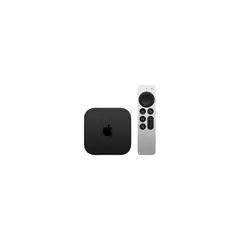 APPLE - TV 4K 64GB - Streaming HDR10 con Dolby Atmos, HDMI y conectividad inalámbrica - Negr