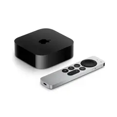 APPLE - TV 4K 128GB - Streaming en 4K UHD - Conexión Wi-Fi y Ethernet - Dolby Atmos - Negro