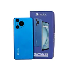 BMOBILE - Celular Novus 65 Azul 4G LTE, 2GB RAM y 64GB Almacenamiento Dual SIM, Ideal para T