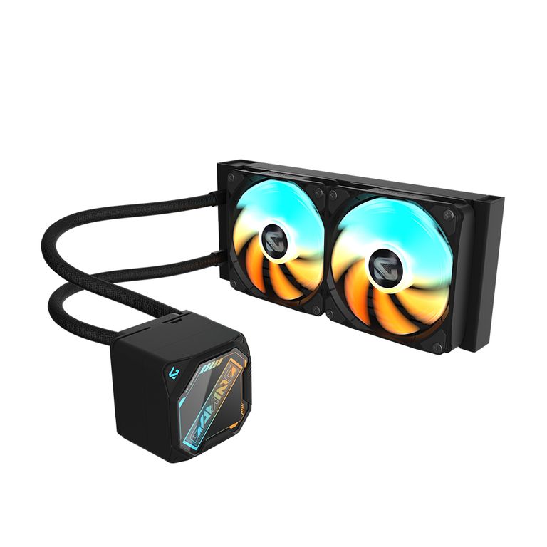 Cooler CPU Líquido GAMING 240 ARGB, 240mm, RGB, Eficiencia Térmica Superior, Sile