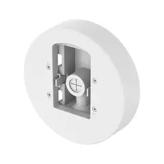 GENERICO - Soporte de montaje en poste Hanwha Vision SBD-180PMW aluminio y plástico blanco