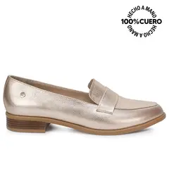 Viale - Zapato Mocasín AVE-2641 Dorado Cuero