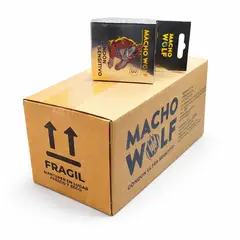 GENERICO - 144 Condones Macho Wolf Ultra Sensitivo Látex Lubricado