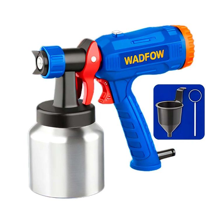 PISTOLA PINTAR 500W VASO ALUMINIO 800ML WADFOW WEG1A181