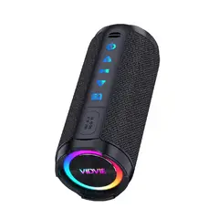 VIDVIE - Parlante Inalámbrico 40W Con Luces RGB SP934 Resistente al Agua IPX6