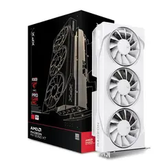 XFX - Tarjeta de video Swift AMD Radeon RX 9060 XT OC 16GB Triple Fan Gaming Blanca