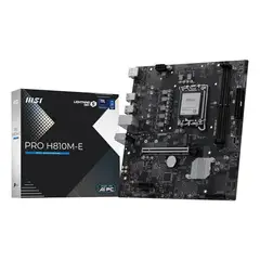 MSI - Placa madre PRO H810M-E LGA1700 DDR5 micro-ATX