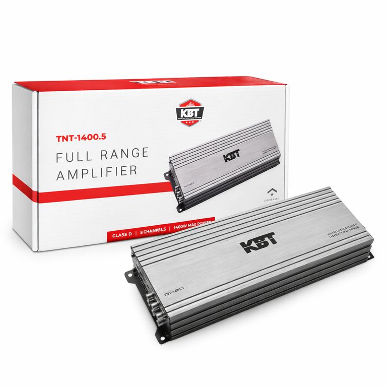 Amplificador 5 Canales KBT TNT-1400.5 De Auto