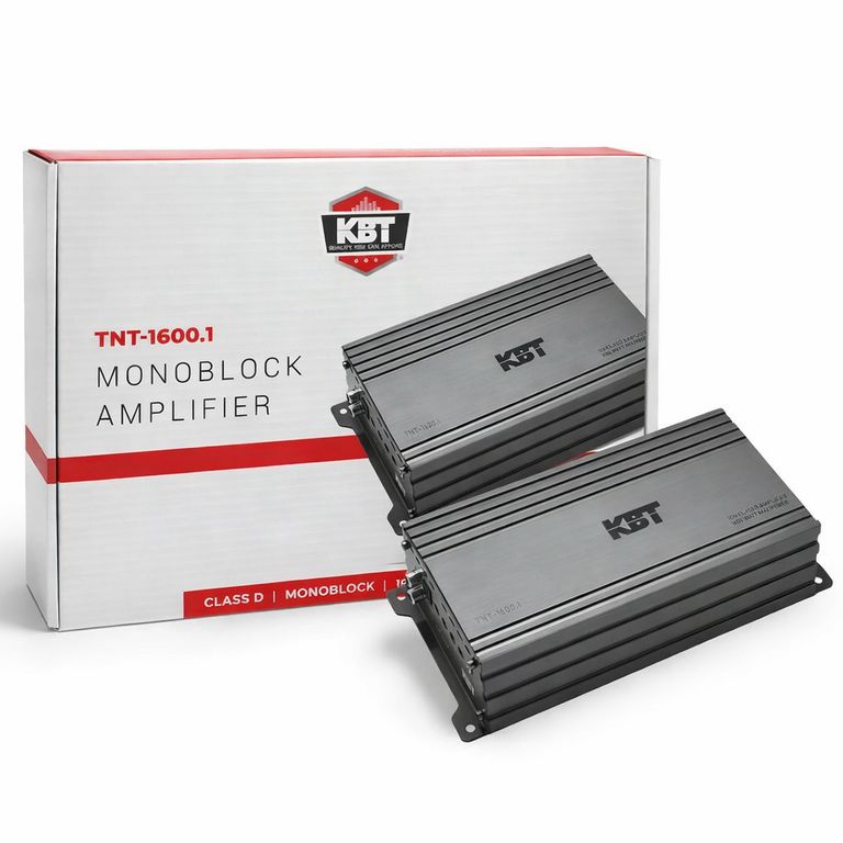 Amplificador Monocanal KBT TNT-1600.1 De Auto