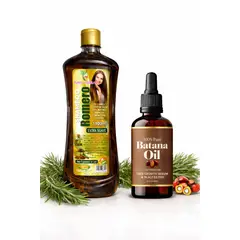 SM - Shampoo De Romero Sin Sal Con Canela Y Clavo 1100ml + Aceite de Batana