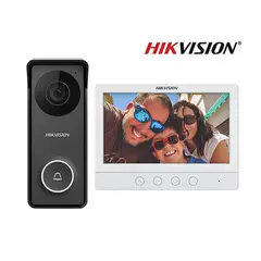 Hikvision - Kit Videoportero Analógico DS-KIS213 Monitor HD 7¨ Audio Bidireccional