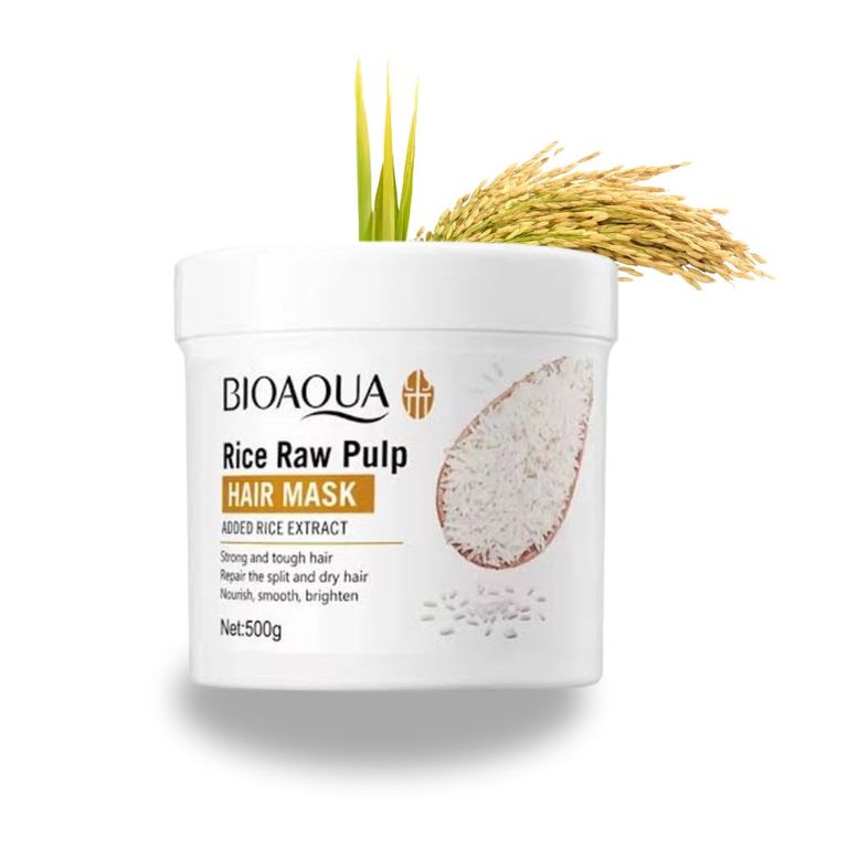 Mascarilla Capilar Rice Raw Pulp 500g Reconstrucción Intensa