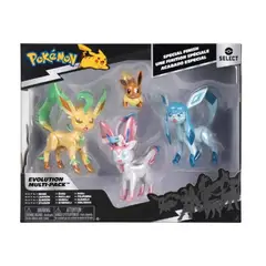 POKEMON - Set De 4 Figuras Evolucion Eevee