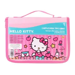 ARTESCO - Cartuchera Hello Kitty con 24 Plumones