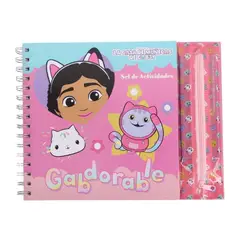 ARTESCO - Cuaderno Set para Colorear Anillado Gabby Dollhouse