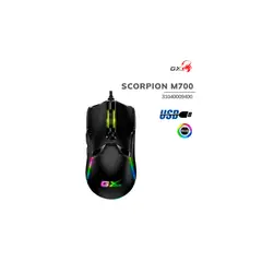 GENIUS GX - MOUSE SCORPION M700 7200 DPI 6-BOT PROGRAMABLES + MEMORIA INTEGRADA RGB ARMY NEGRO