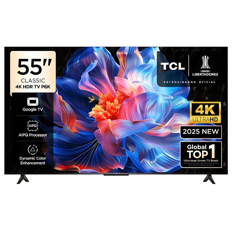 TV 55 4K LED Google TV Smart TV 55P6KFG