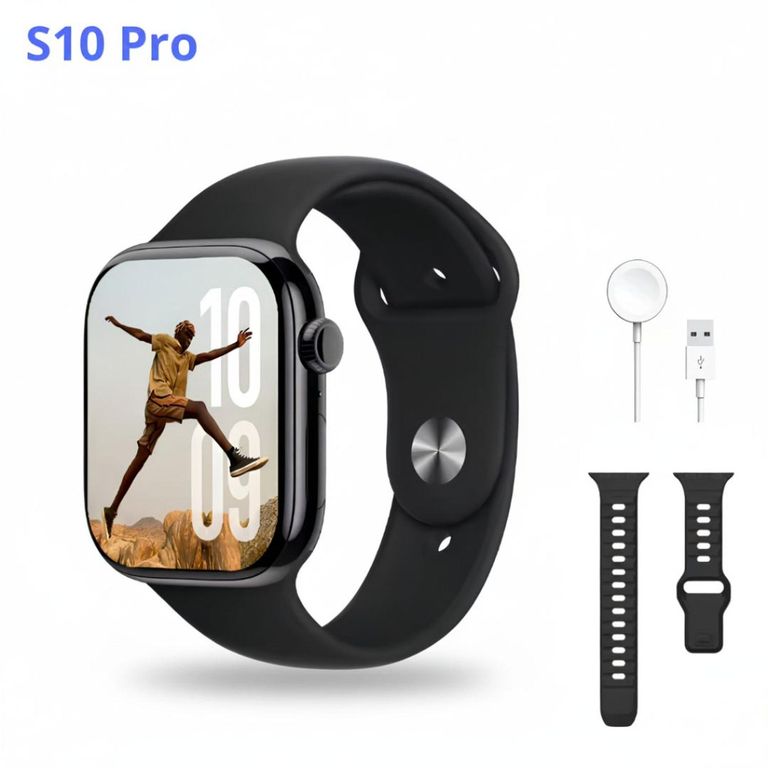 Smartwatch S10 Pro con Buscador de teléfono Reloj con Doble Correa