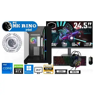 INTEL - Computadora Core i7-12700F 16GB 512GB SSD 24.5" RTX 3050 6GB Windows 11 Pro