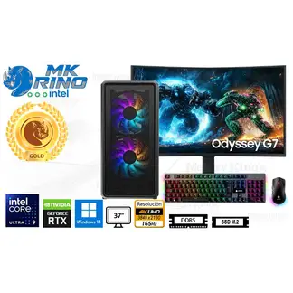 INTEL - Computadora Core Ultra 9 285K 32GB 2TB SSD 37" RTX 5080 16GB Windows 11 Pro