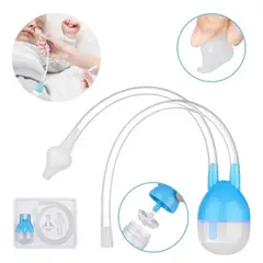 GENERICO - Aspirador Nasal para Bebé Búho Azul Estuche