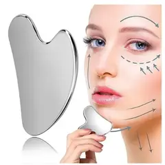 GENERICO - Gua Sha Acero Inoxidable Masaje Facial