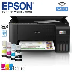 EPSON - Impresora de tinta EcoTank L1250, Imprime Wiffi USB de alta velocida