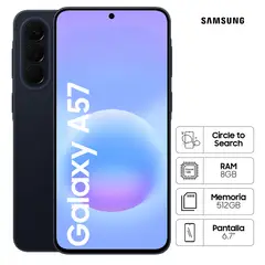 SAMSUNG - Celular Galaxy A57 512GB Dark Blue