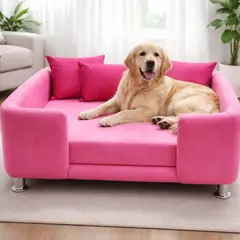 GENERICO - CAMA PARA PERROS JASPER-TALLA XXL ROSADO