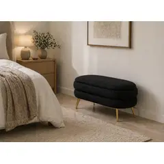 GENERICO - Butaca Elegante Bouclé Negro