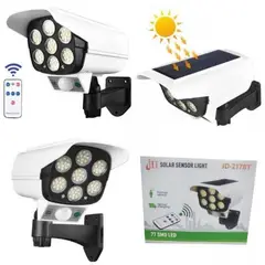 LH ELECTRONIC - Lampara solar tipo camara con sensor a control