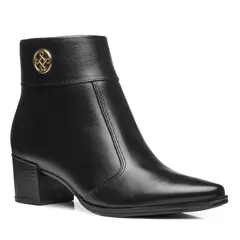 PEGADA - BOTIN MUJER CUERO VESTIR PRETO 280512-05