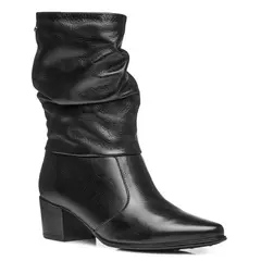 PEGADA - BOTIN MUJER CUERO VESTIR PRETO 280901-02