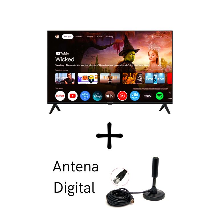 Televisor QLED 32 FHD Smart TV BL32-T3000QD + Antena digital