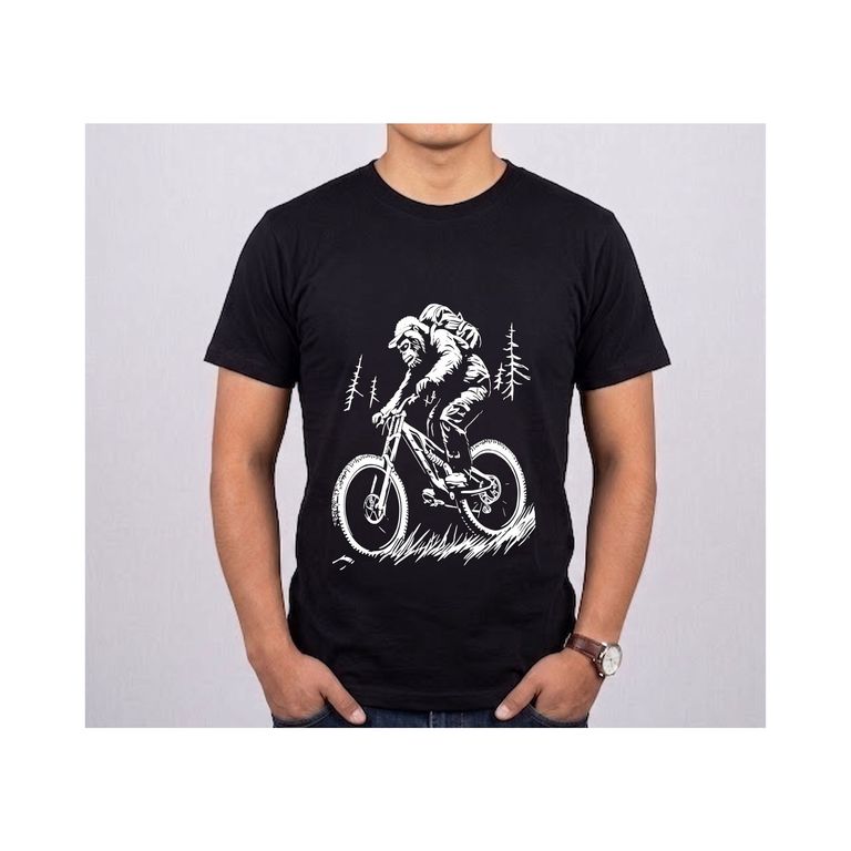 Polo Bicicleta Monkey Bike Color Negro