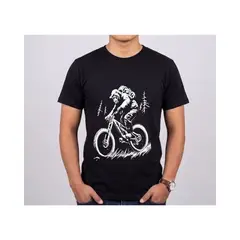 GENERICO - Polo Bicicleta Monkey Bike Color Negro